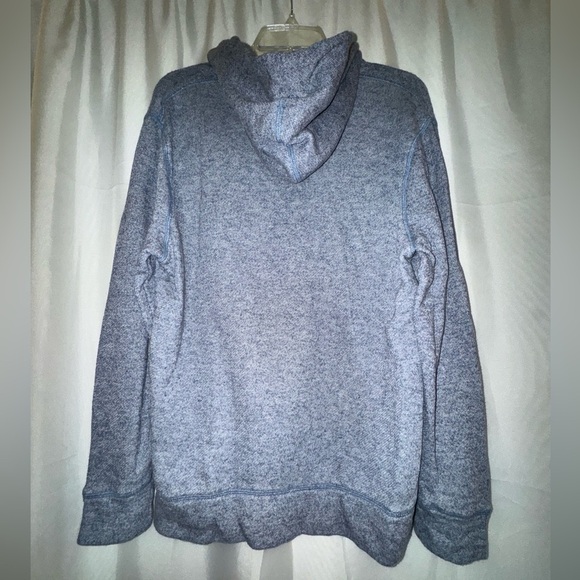 Converse All Star Gray hooded sweatshirt w button neck. Size Medium. GUC - Picture 3 of 8